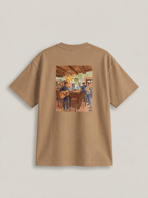 T-shirt Marron Adulte Chez Rogé