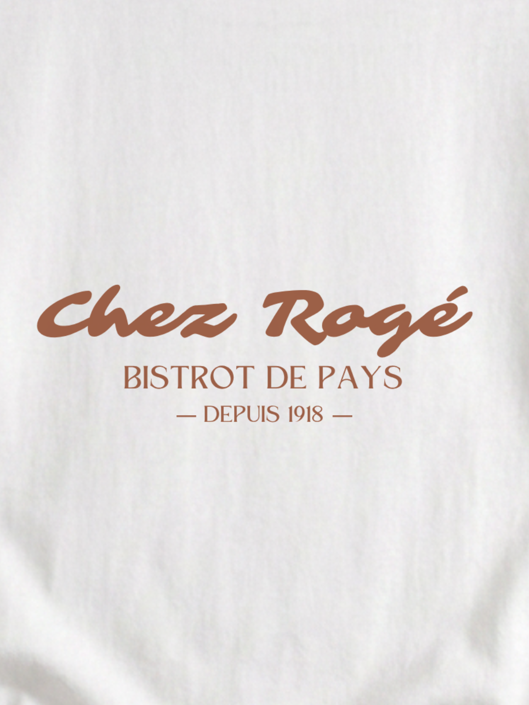 T-shirt Adulte Chez Rogé