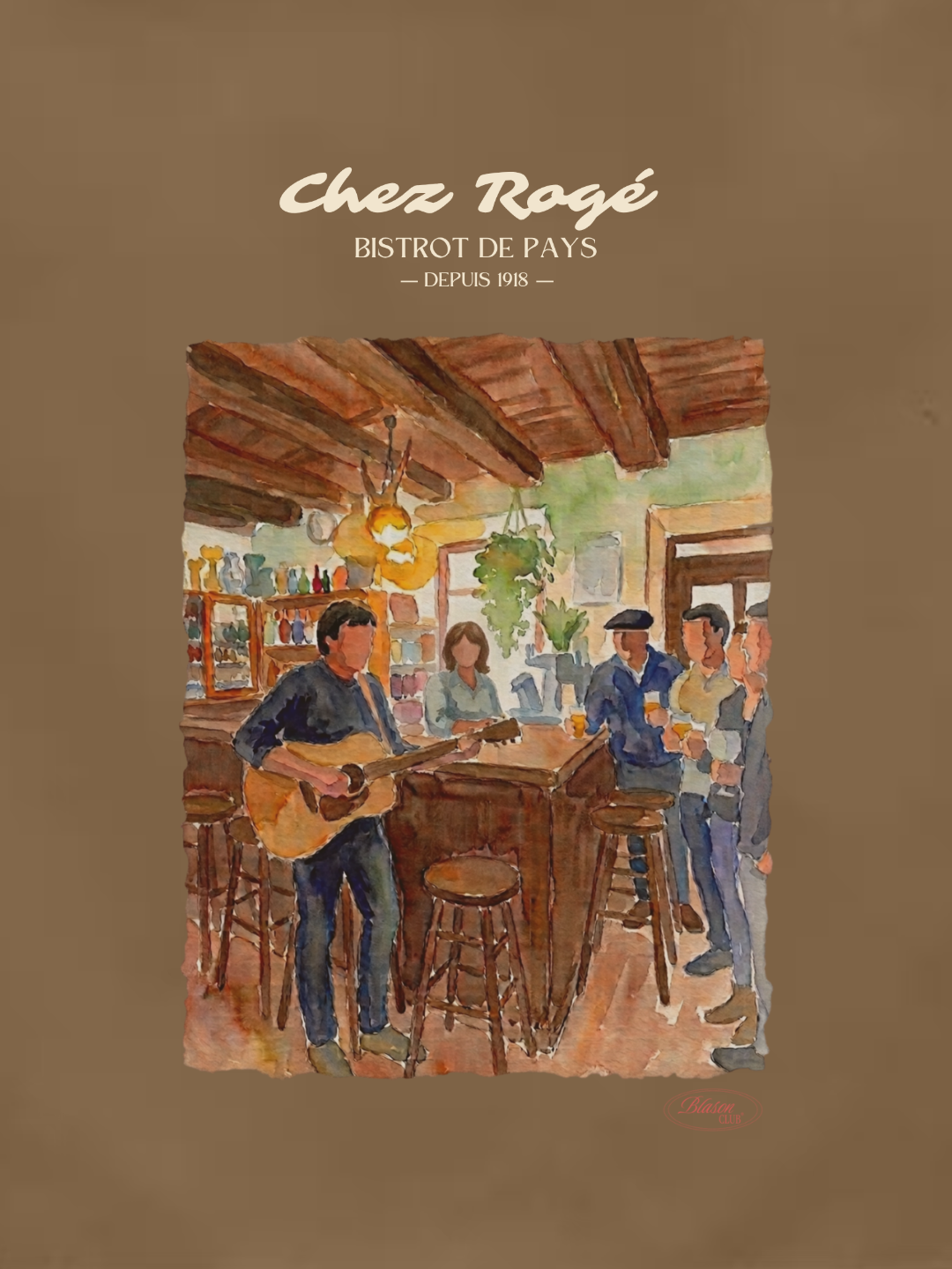 Tablier Marron Chez Rogé