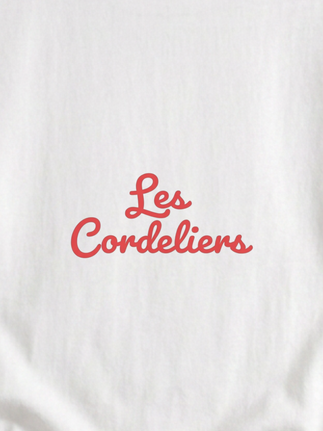 T-shirt Adulte Les Cordeliers