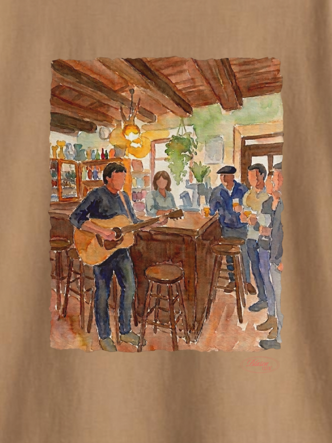 T-shirt Marron Adulte Chez Rogé
